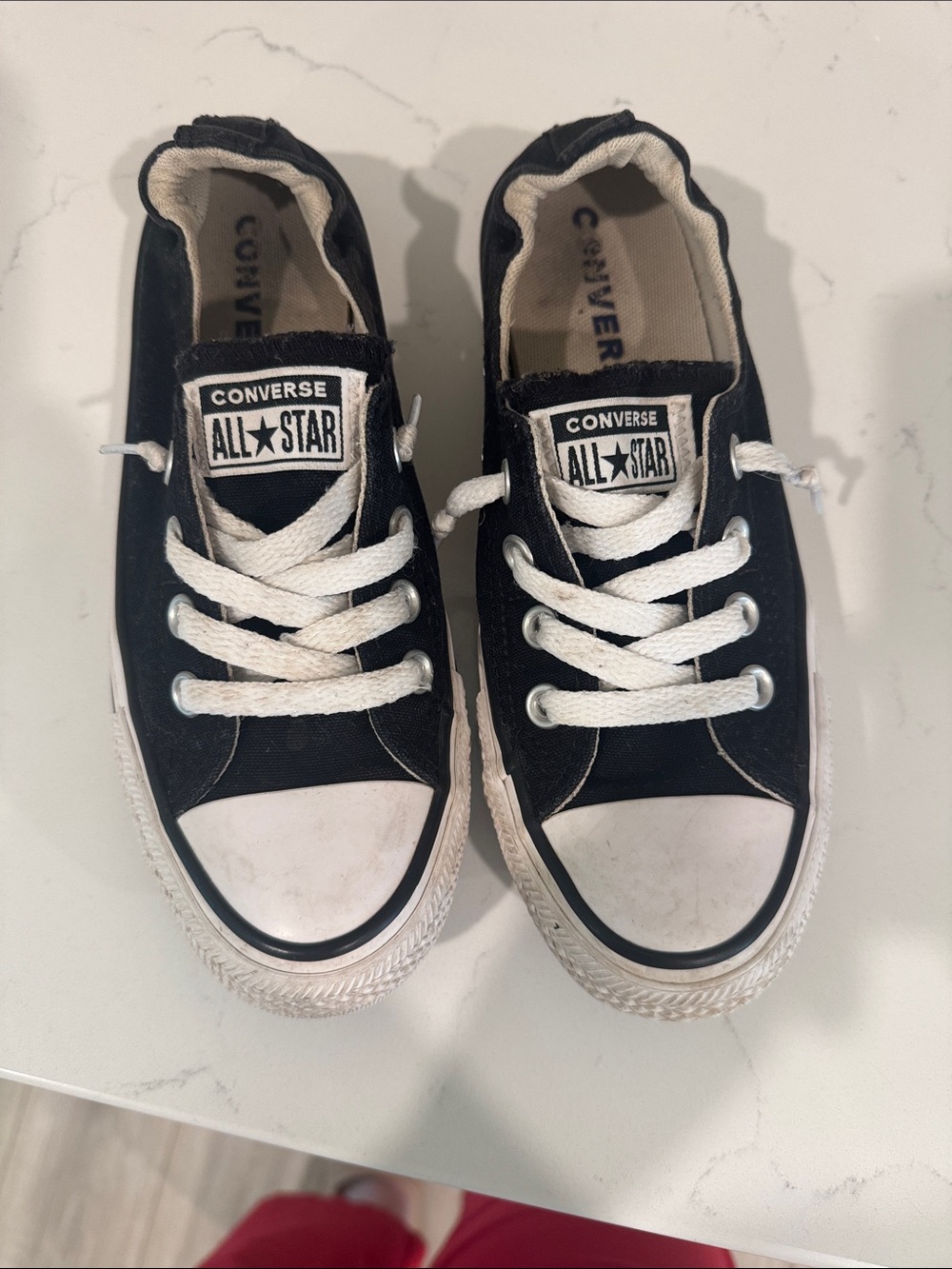 Converse Black & White Low Top Sneakers